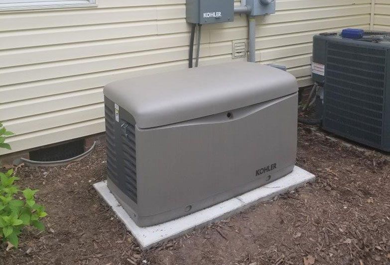 gray home generator